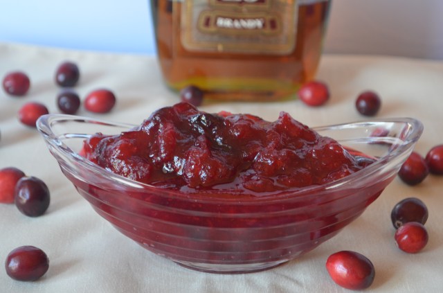 Cranberries with Brandy